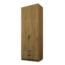 Шкаф ЭКОН распашной 2-х дверный с 2-мя ящиками со штангой